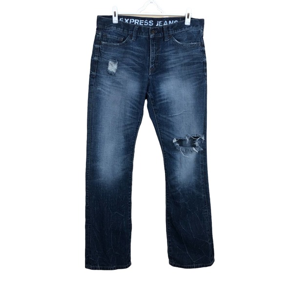 Express Other - Express Jeans Mens 33 x 32 Slim Fit Low Rise Boot Cut Rocco